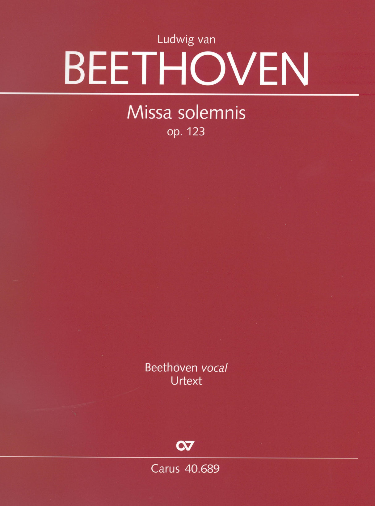 Beethoven: Missa solemnis, Op. 123