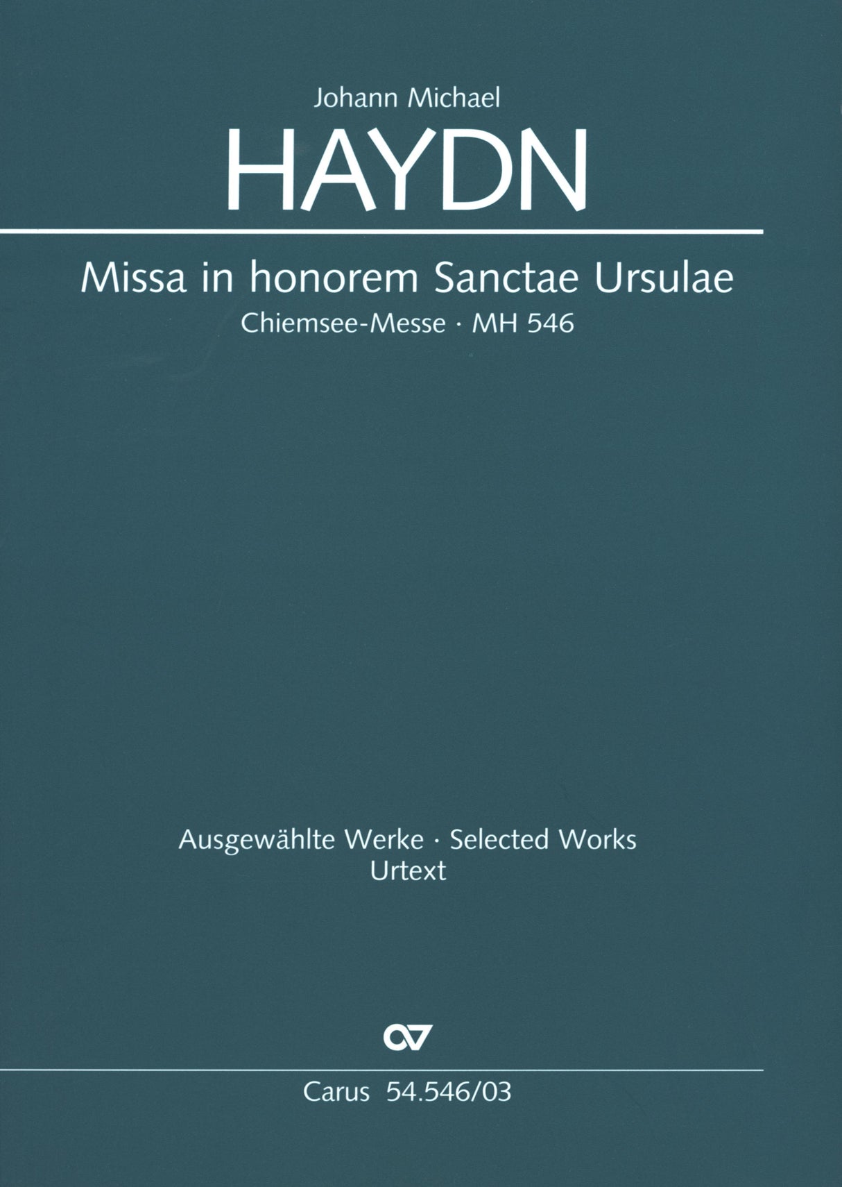 M. Haydn: Missa in honorem Sanctae Ursulae, MH 546