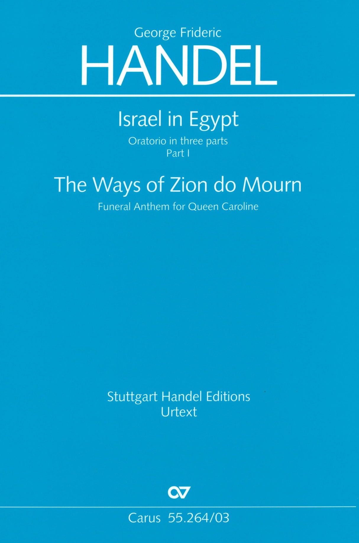 Handel: Israel in Egypt, HWV 54 - Part 1 (1739 Version)