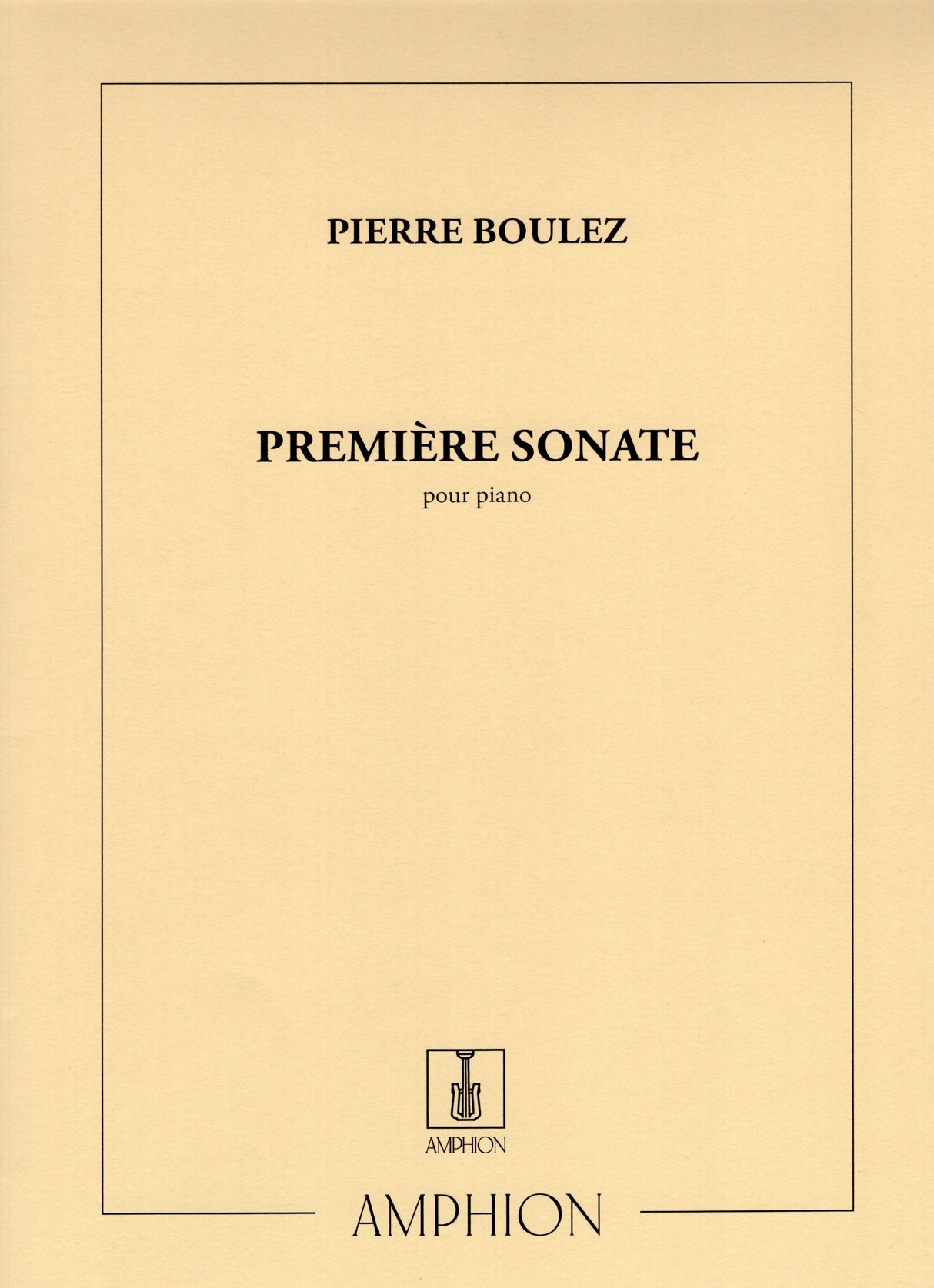 Boulez: Piano Sonata No. 1