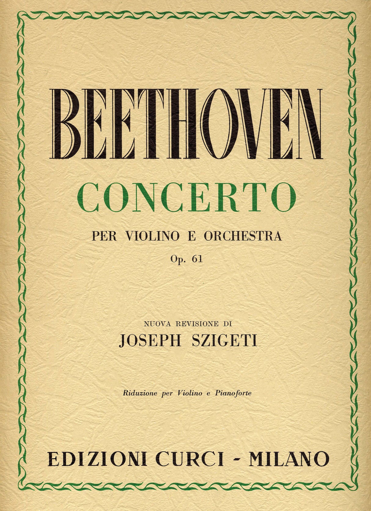 Beethoven: Violin Concerto in D Major, Op. 61