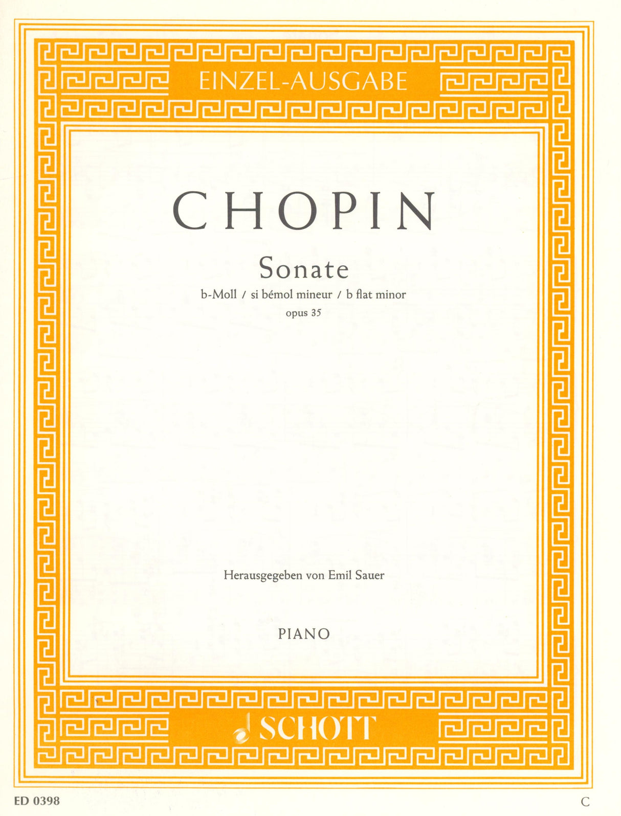 Chopin: Piano Sonata No. 2 in B-flat Minor, Op. 35