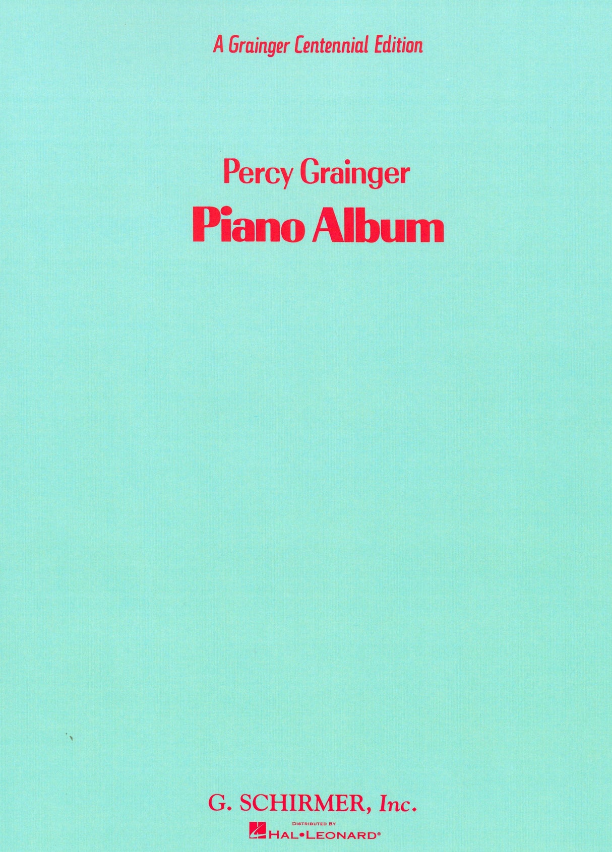 Percy Grainger Piano Album