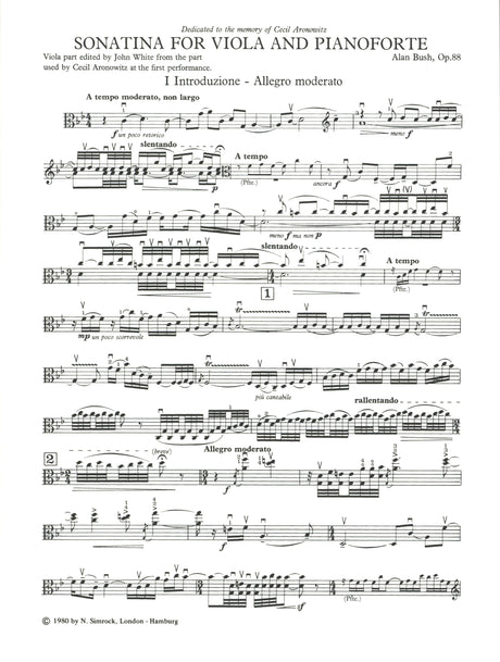 Bush: Sonatina, Op. 88