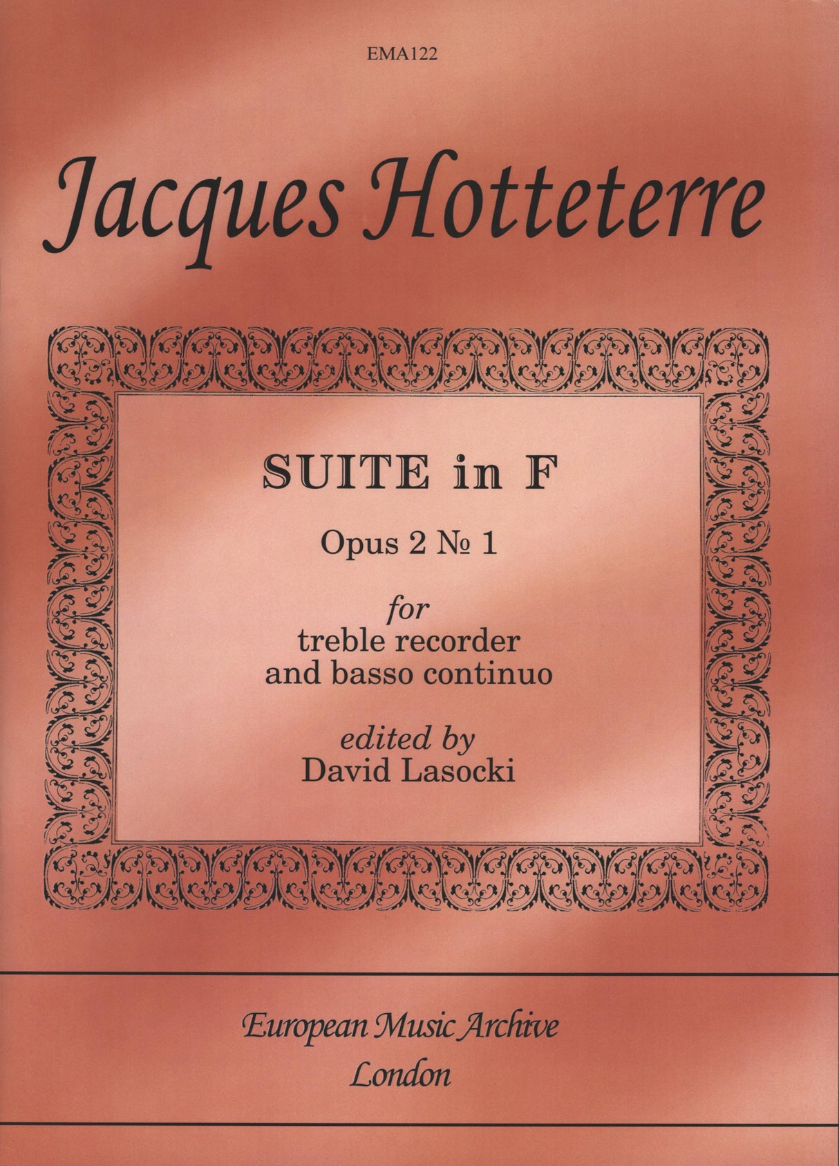 Hotteterre: Suite in F Major, Op. 2, No. 1