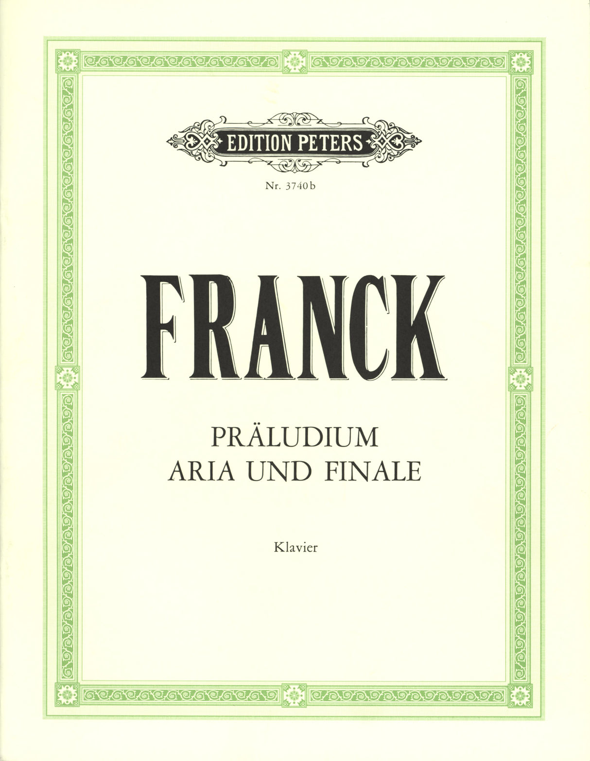 Franck: Prélude, Aria et Final, Op. 23