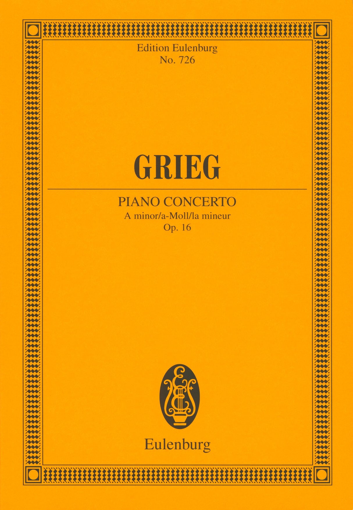 Grieg: Piano Concerto in A Minor, Op. 16