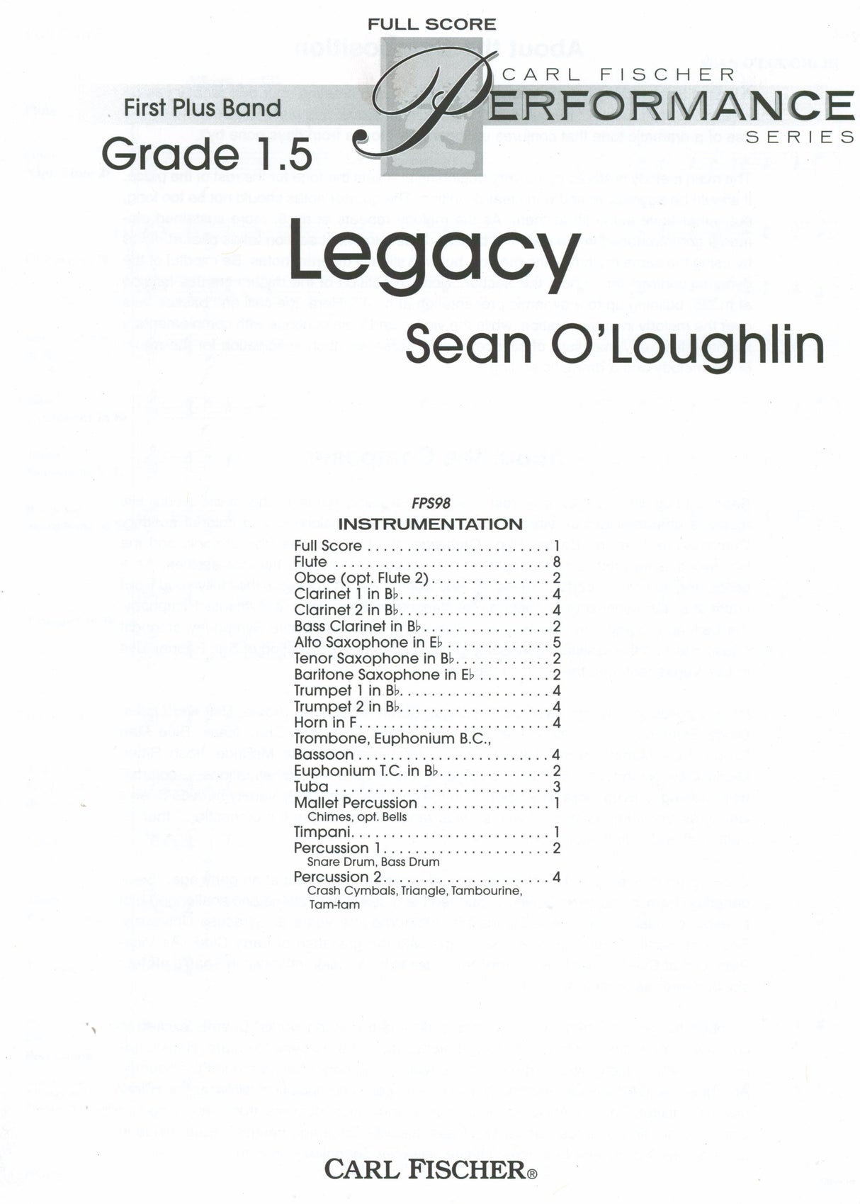 O'Loughlin: Legacy