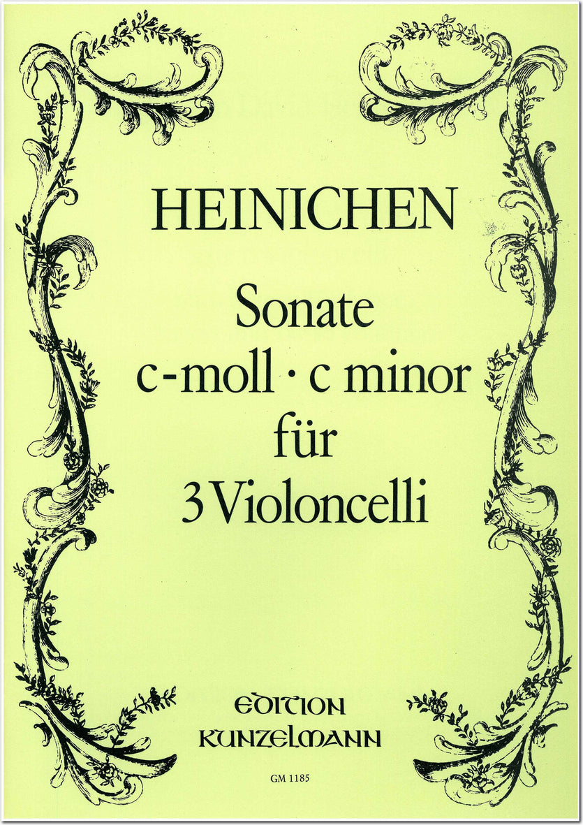 Heinichen: Sonata in C Minor, S. 258 (arr. for 3 cellos)