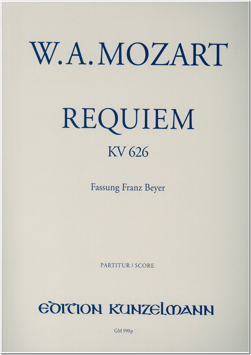 Requiem de Wolfgang Amadeus Mozart - Barenreiter - Requiem - full score -  Barenreiter