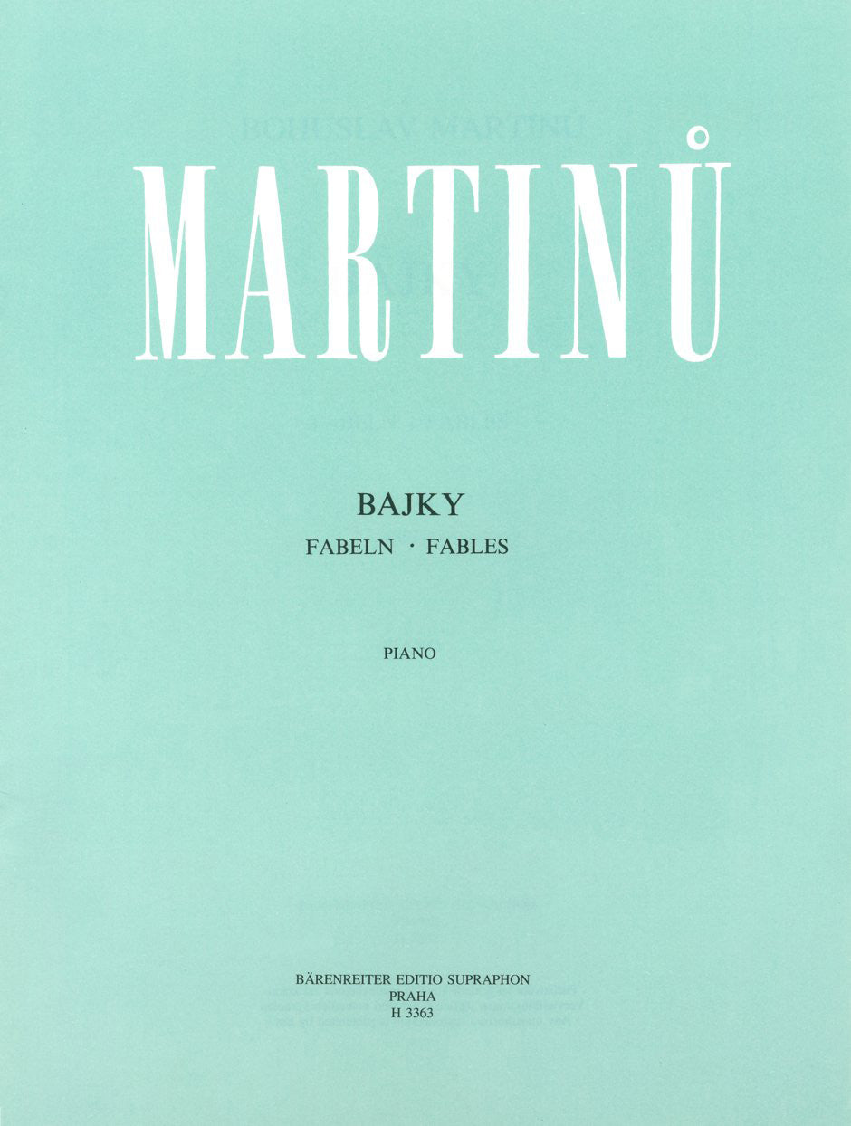 Martinů: Fables (Bajky)