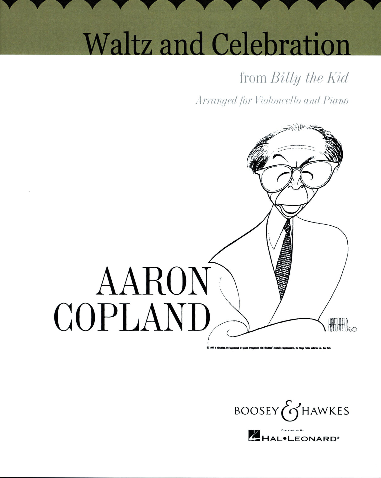 Copland: Waltz and Celebration (arr. for cello)