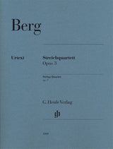 Berg: String Quartet, Op. 3