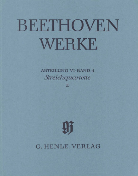 Beethoven: String Quartets II, Opp. 59, 74, 95