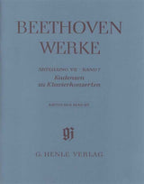 Beethoven: Cadenzas in the Piano Concertos