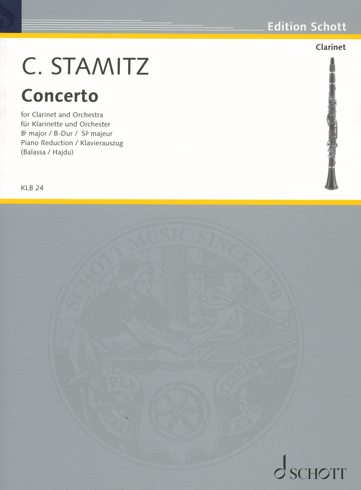 Stamitz: Clarinet Concerto No. 3 in B-flat Major