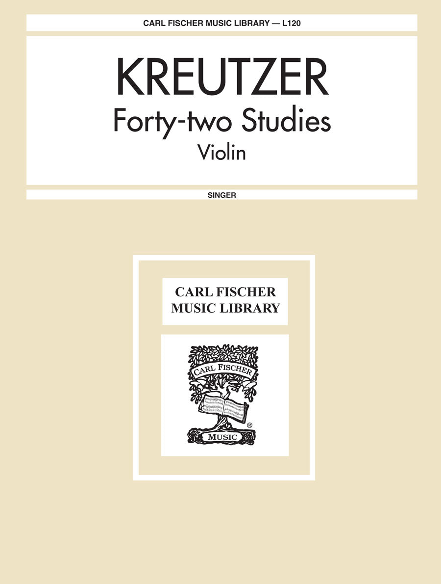 Kreutzer: 42 Études or Caprices