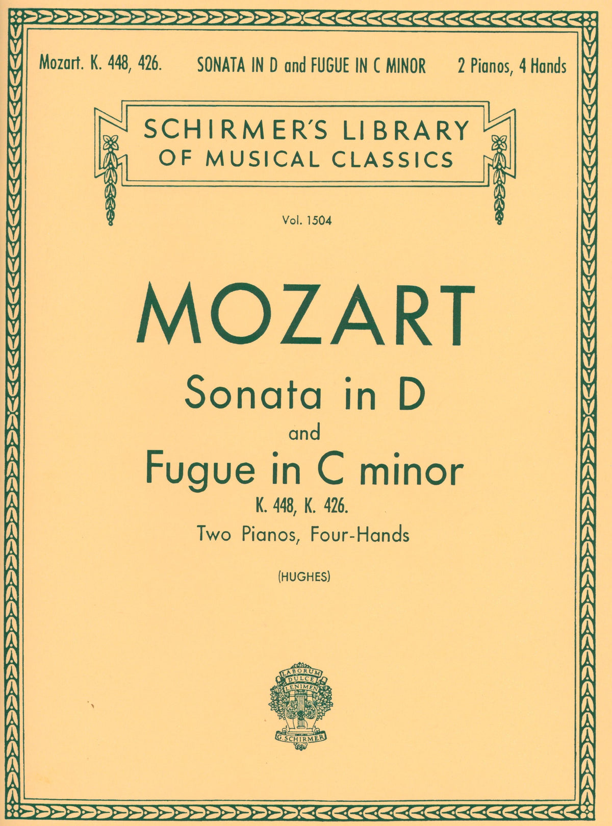 Mozart: Sonata in D Major, K.448; Fugue in C Minor, K.426 - Ficks Music