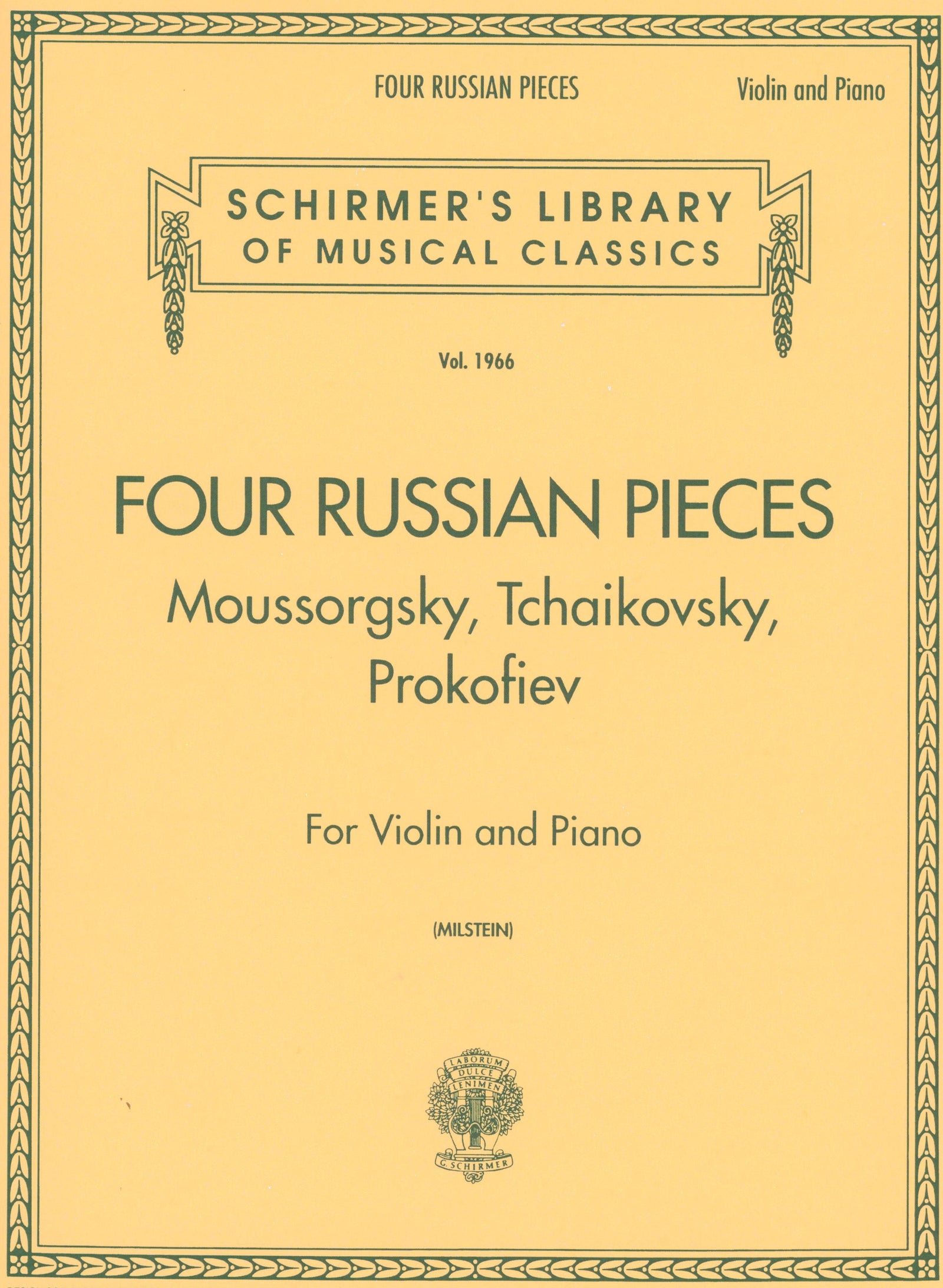 Sheet music composed by Sergei Prokofiev Ficks Music