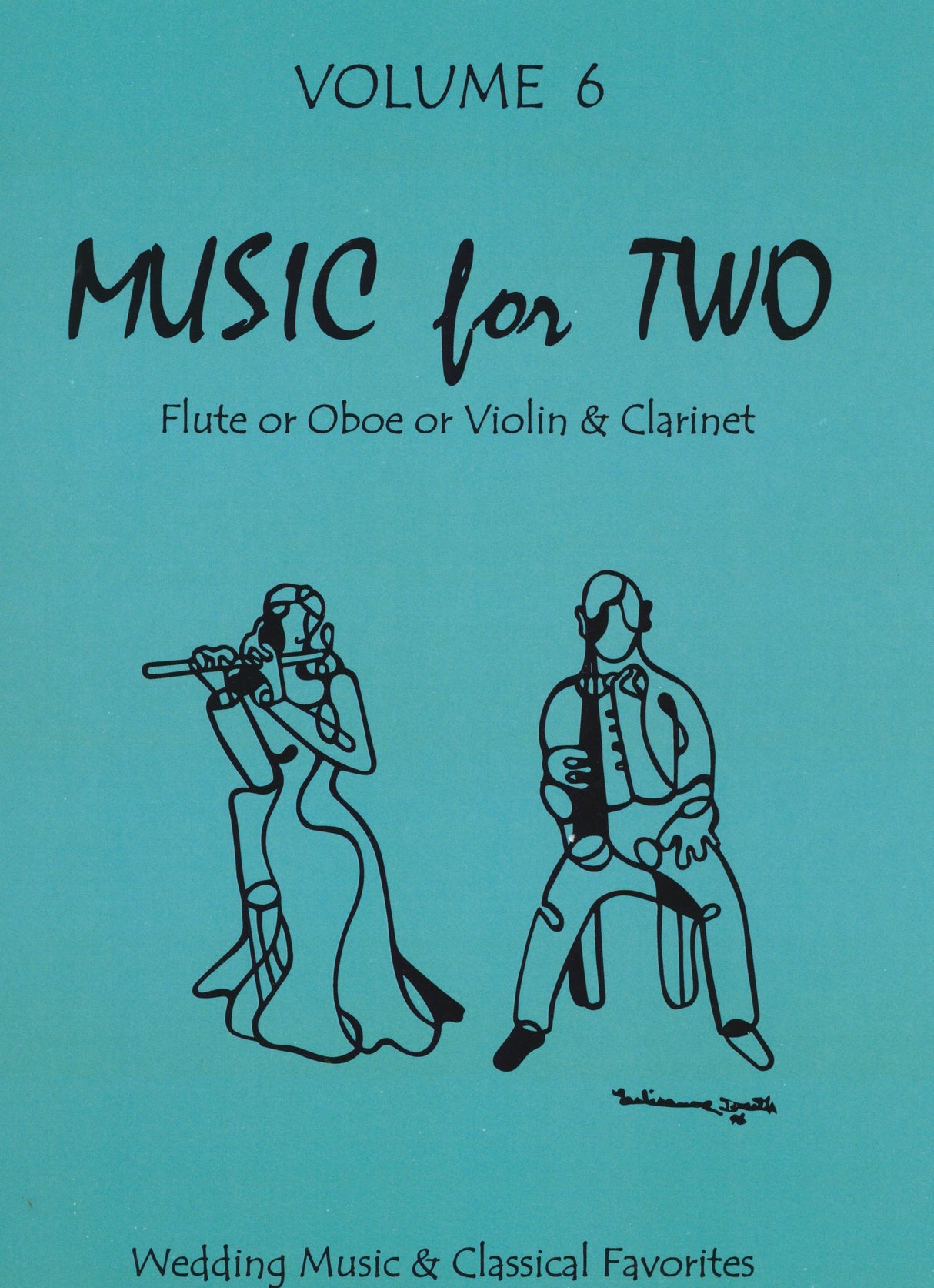 Music for Two - Volume 6 (for flute or oboe or violin & clarinet)