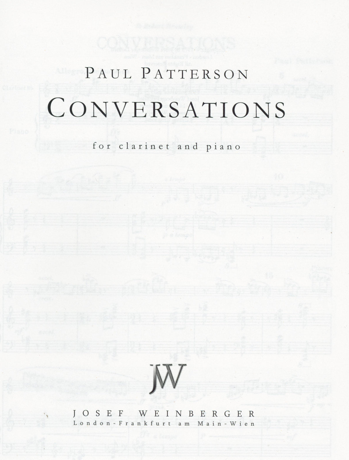 Patterson: Conversations, Op. 25