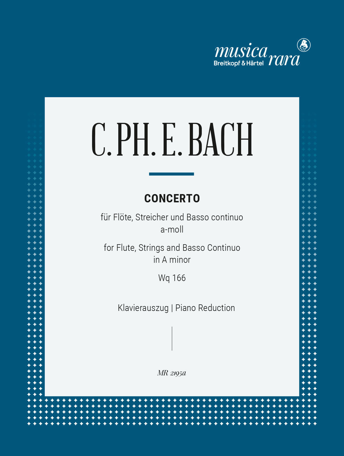 C.P.E. Bach: Flute Concerto in A Minor, Wq. 166 – Ficks Music