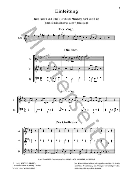 Prokofiev: Peter and the Wolf, Op. 67 (arr. for recorder quintet)