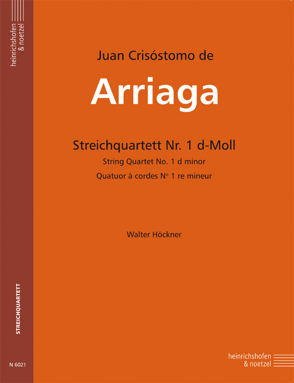 Arriaga: String Quartet No. 1 in D Minor