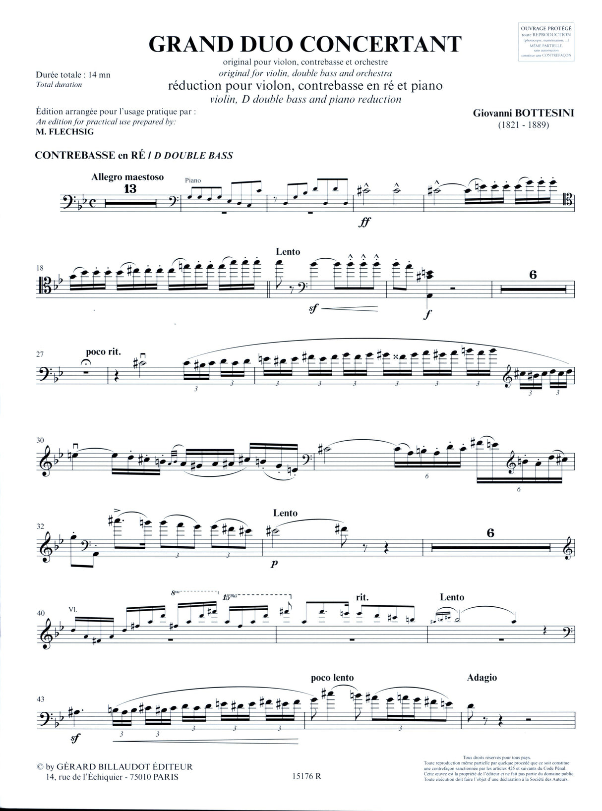 Bottesini: Grand duo concertant