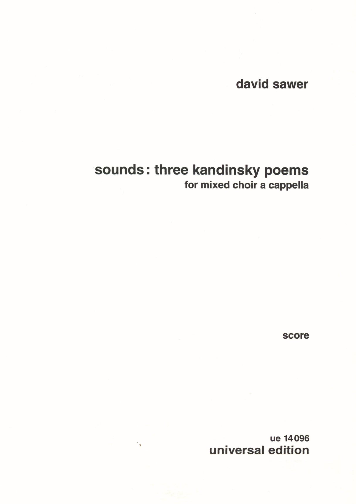 Sawer: sounds