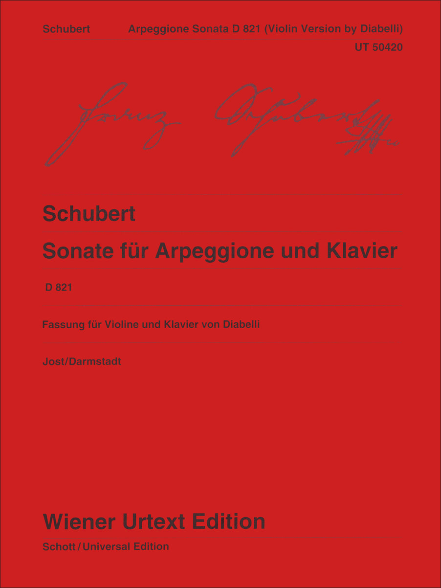 Schubert: Arpeggione Sonata, D 821 (arr. for violin)