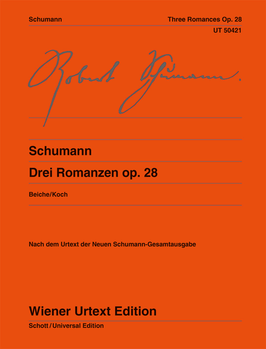 Schumann: 3 Romances, Op. 28