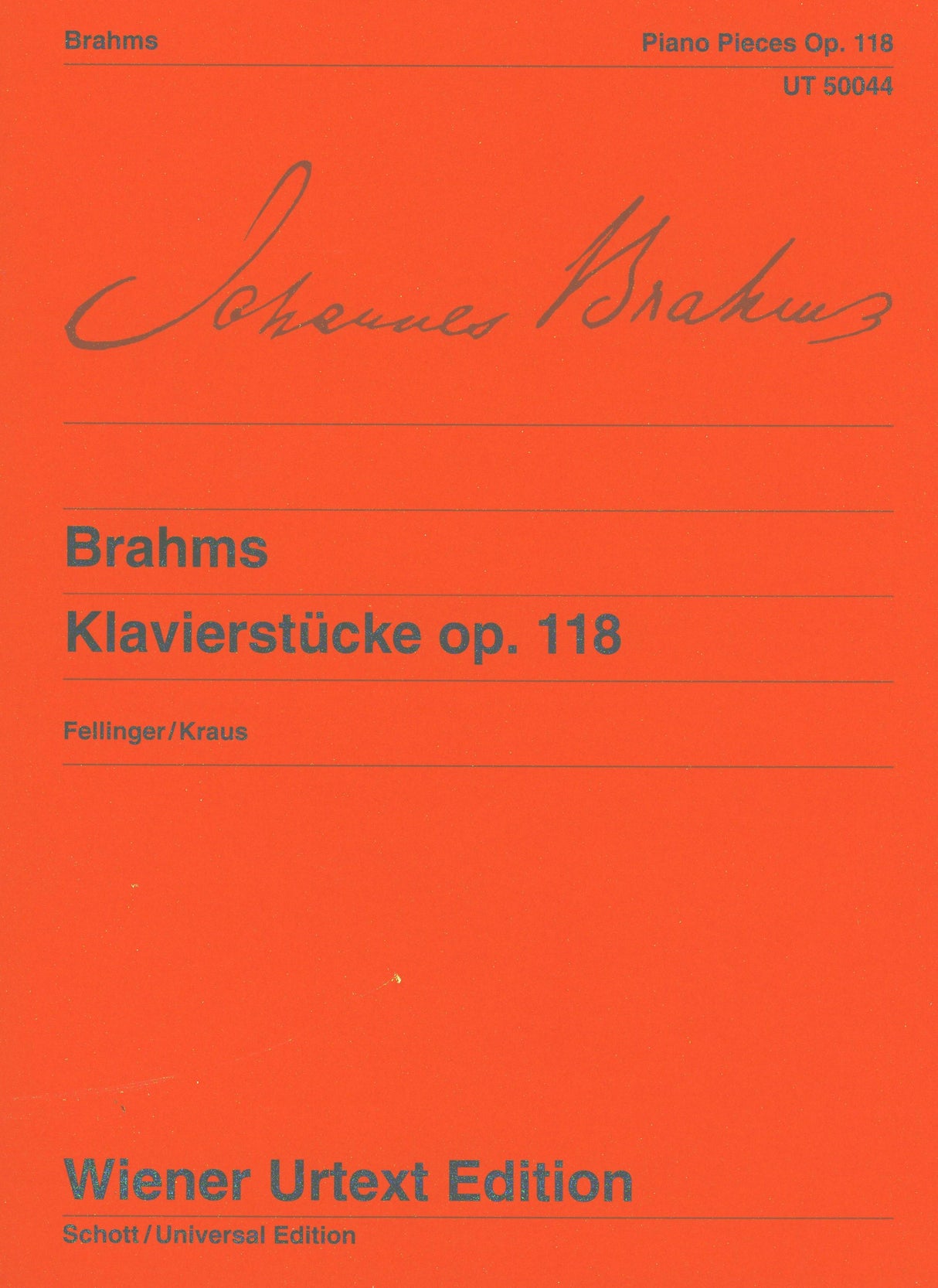 Brahms: Piano Pieces, Op. 118