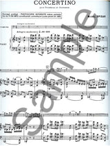 Spisak: Concertino for Trombone and Orchestra or Pinano