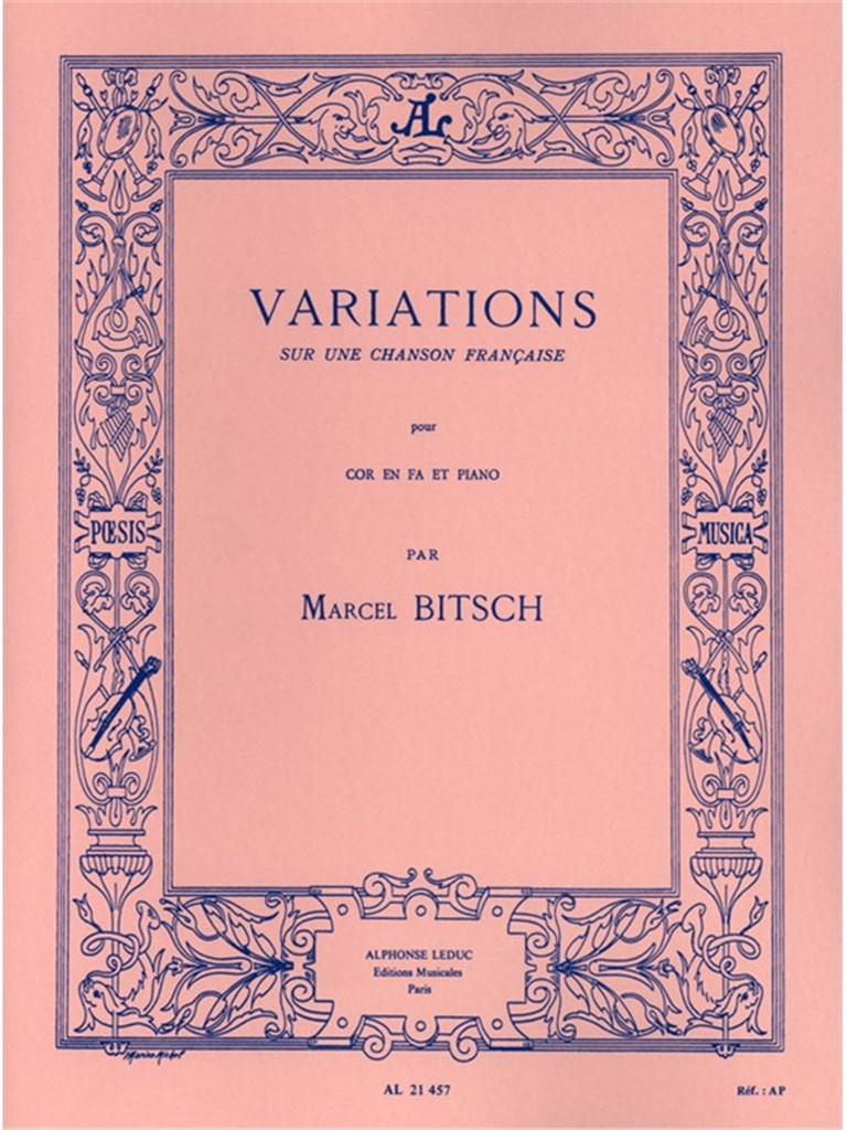 Bitsch: Variations on a French Song