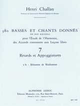 Challan: Basses et Chants Donnés - 7b (Retards et appoggiatures)