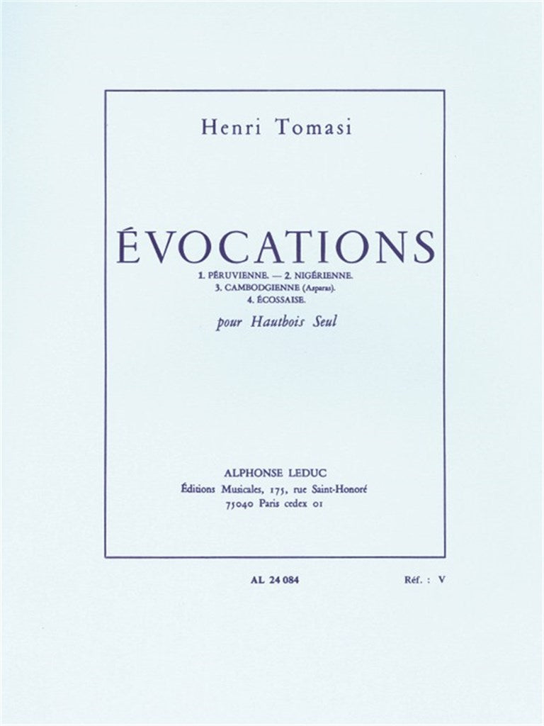 Tomasi: Evocations