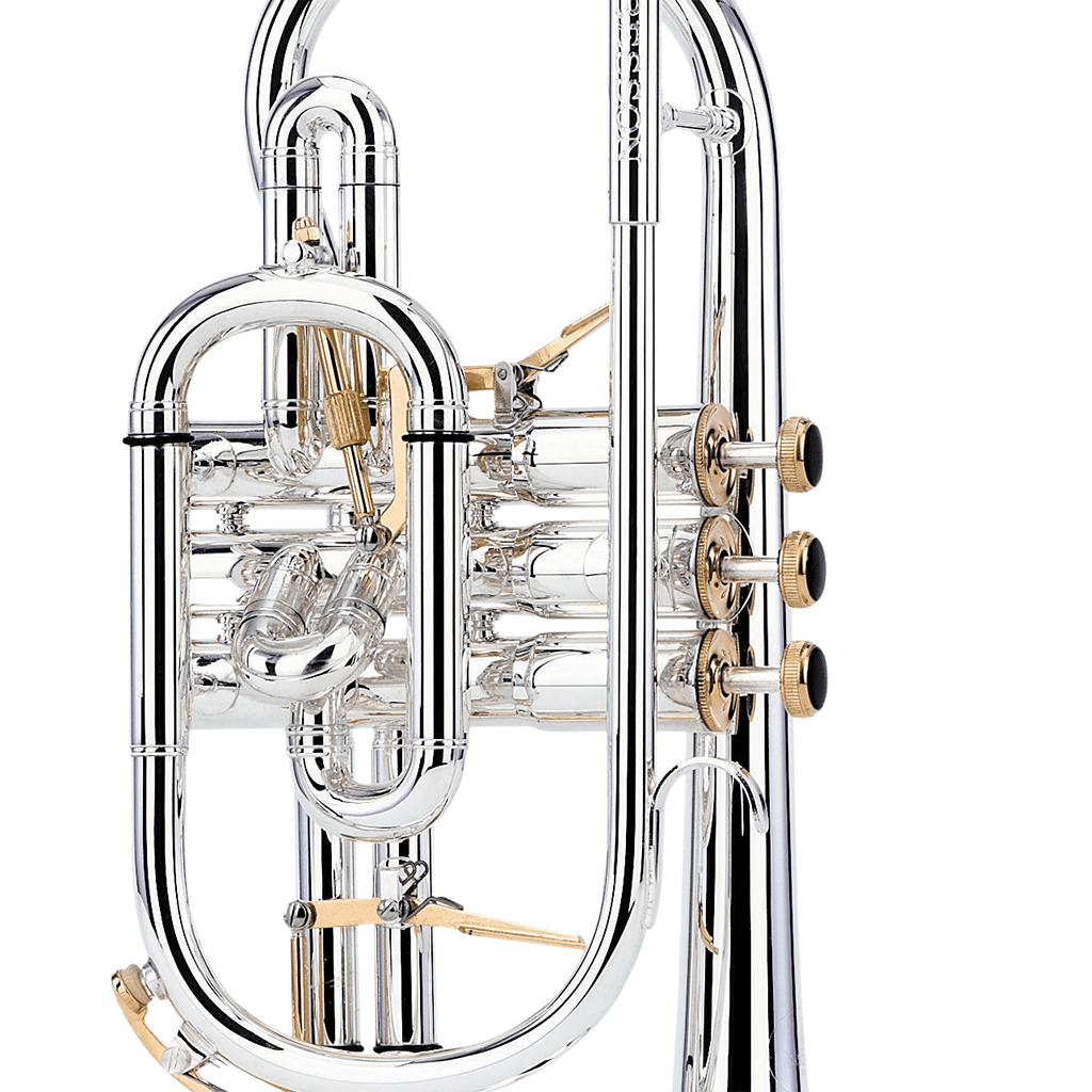 Besson Prestige 2028 Bb Cornet Silver - Ficks Music