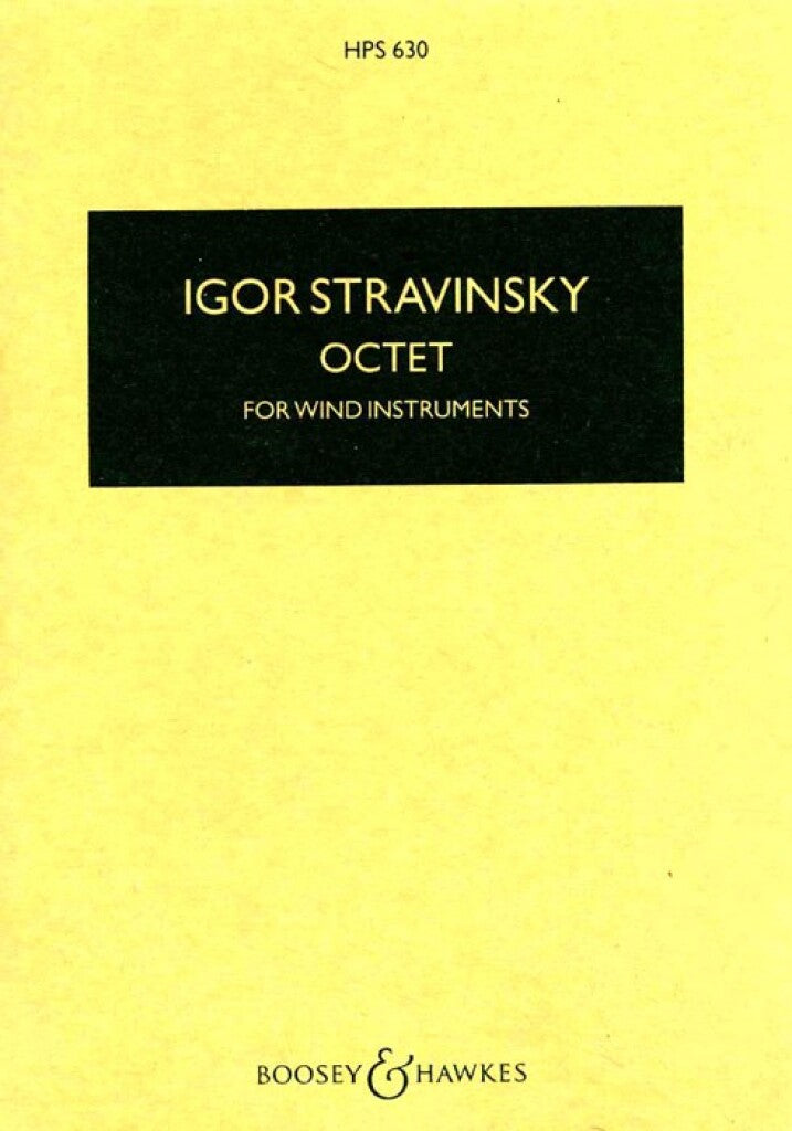 Stravinsky: Octet for Wind Instruments