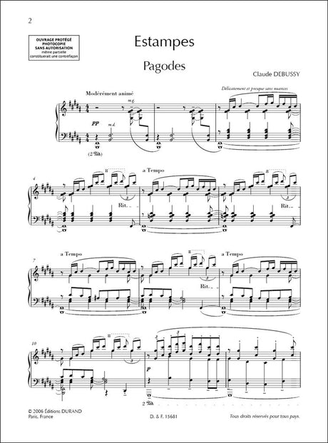 Debussy: Estampes