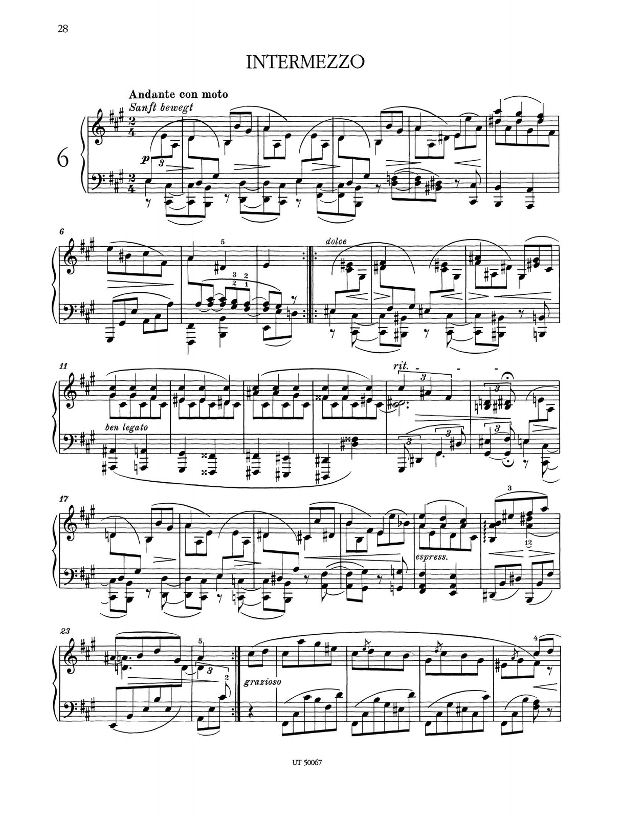 Brahms: 8 Piano Pieces, Op. 76