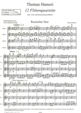 Hamori: 12 Flute Quartets