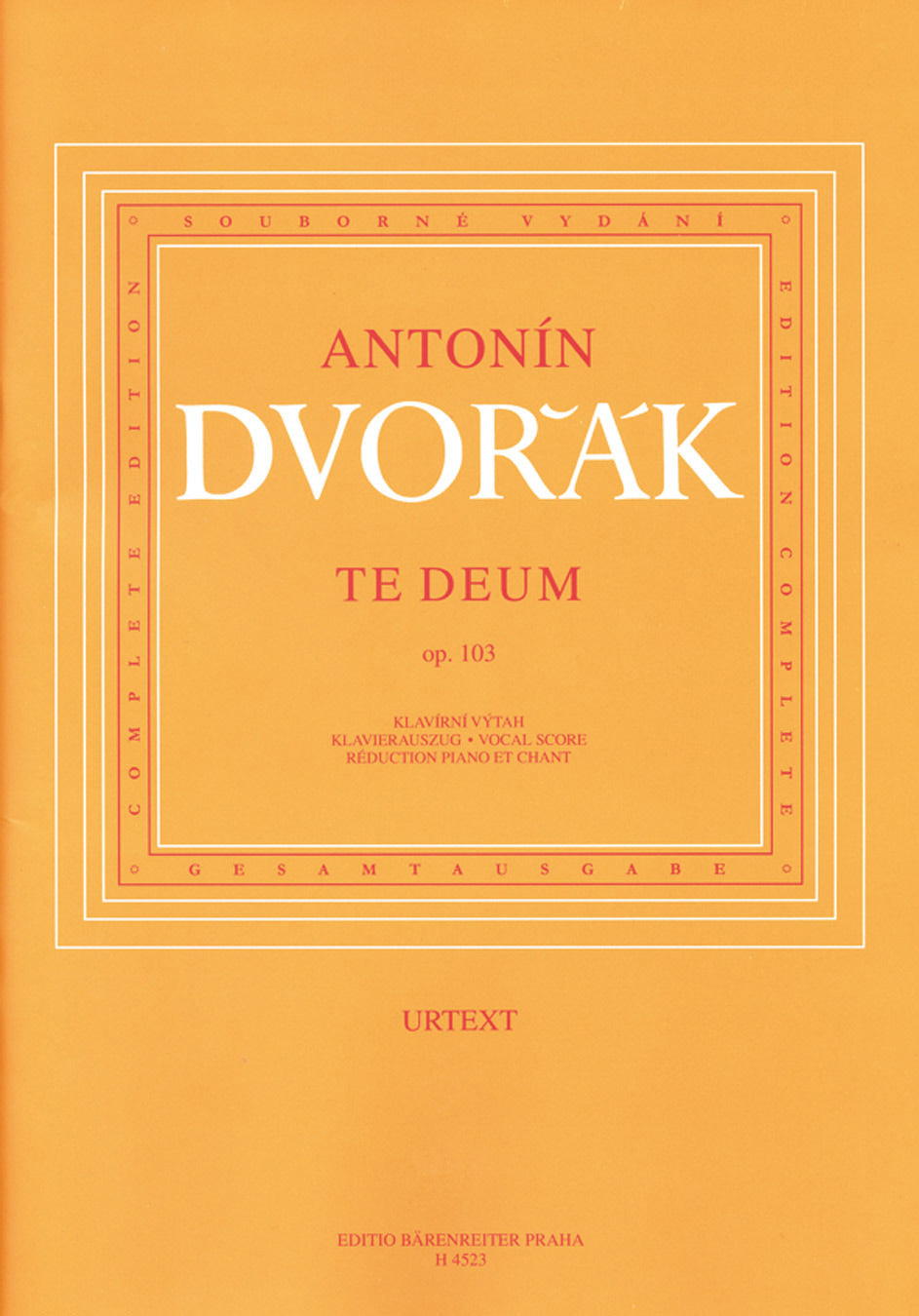 Dvořák: Te Deum, Op. 103