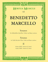 Marcello: Recorder Sonatas - Volume 2 (Op. 2, Nos. 3 & 4)