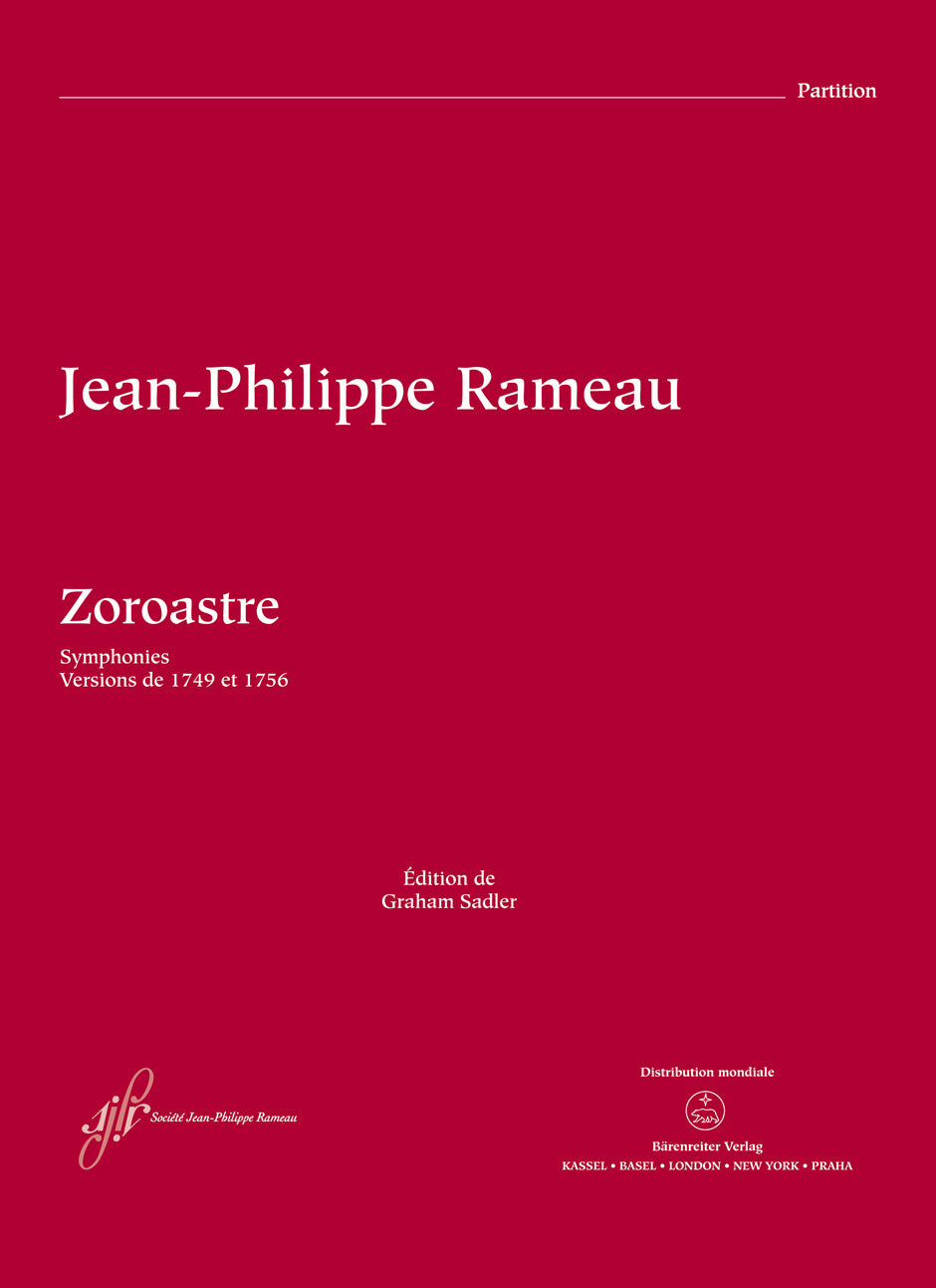 Rameau: Zoroastre, RCT 62A-B