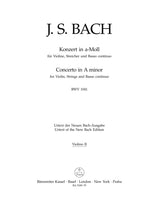 Bach: Violin Concerto in A Minor, BWV 1041