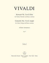 Vivaldi: Violin Concerto No. 3, RV 310