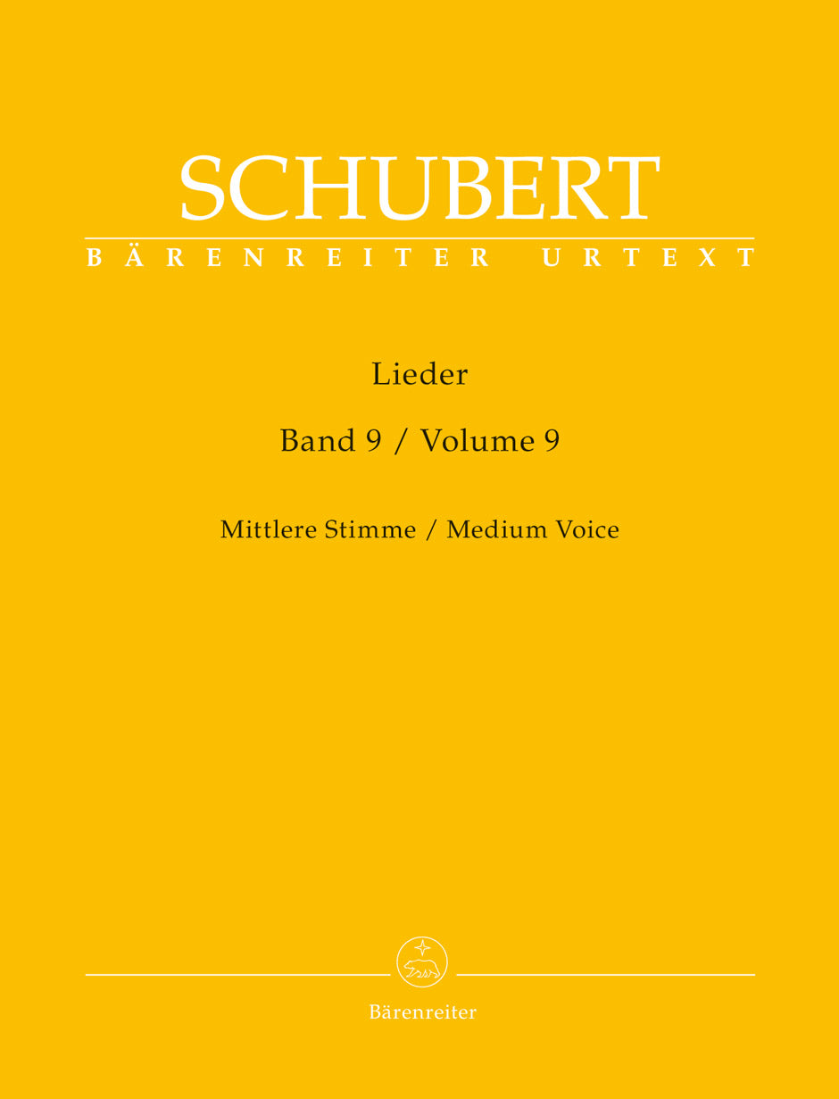 Schubert: Lieder - Volume 9