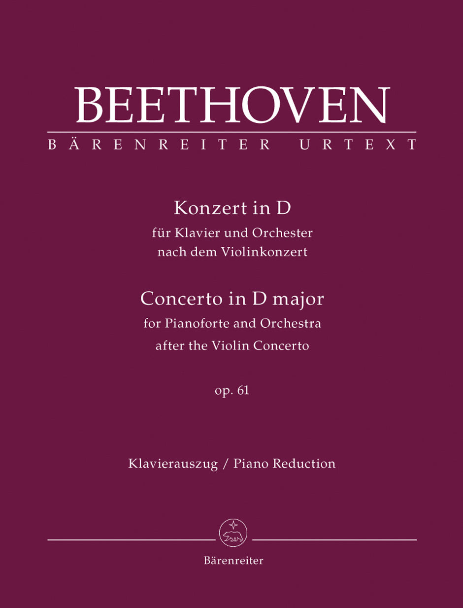 Beethoven: Piano Concerto, Op. 61a