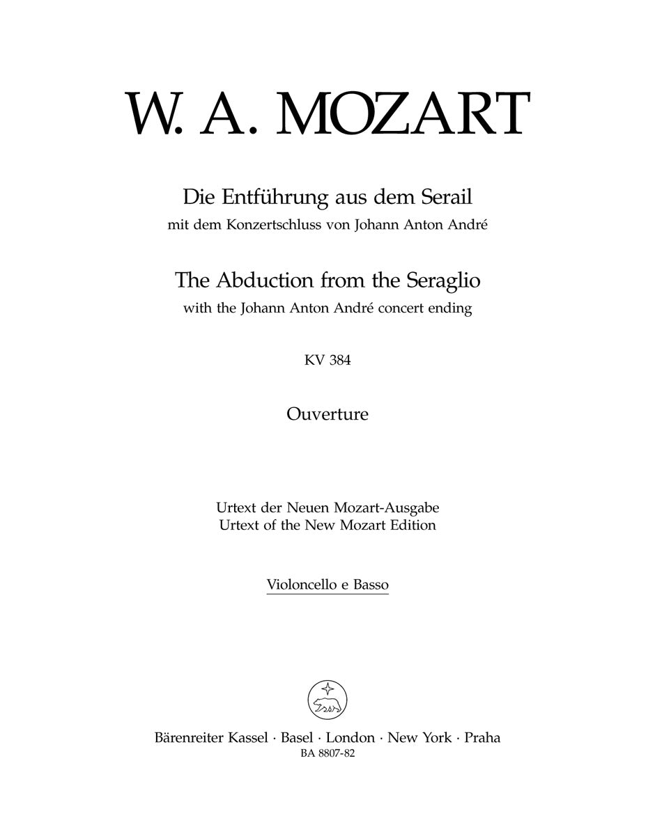 Mozart: Overture to The Abduction from the Seraglio, K. 384